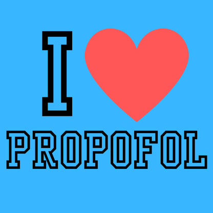 I heart Propofol Sticker